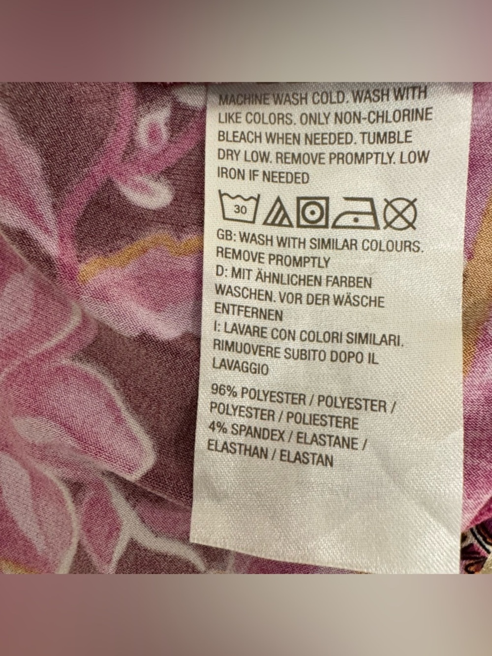 Susan Graver Paisley Floral Boho Midi Dress Comfy Stretch 3X - Picture 7 of 7